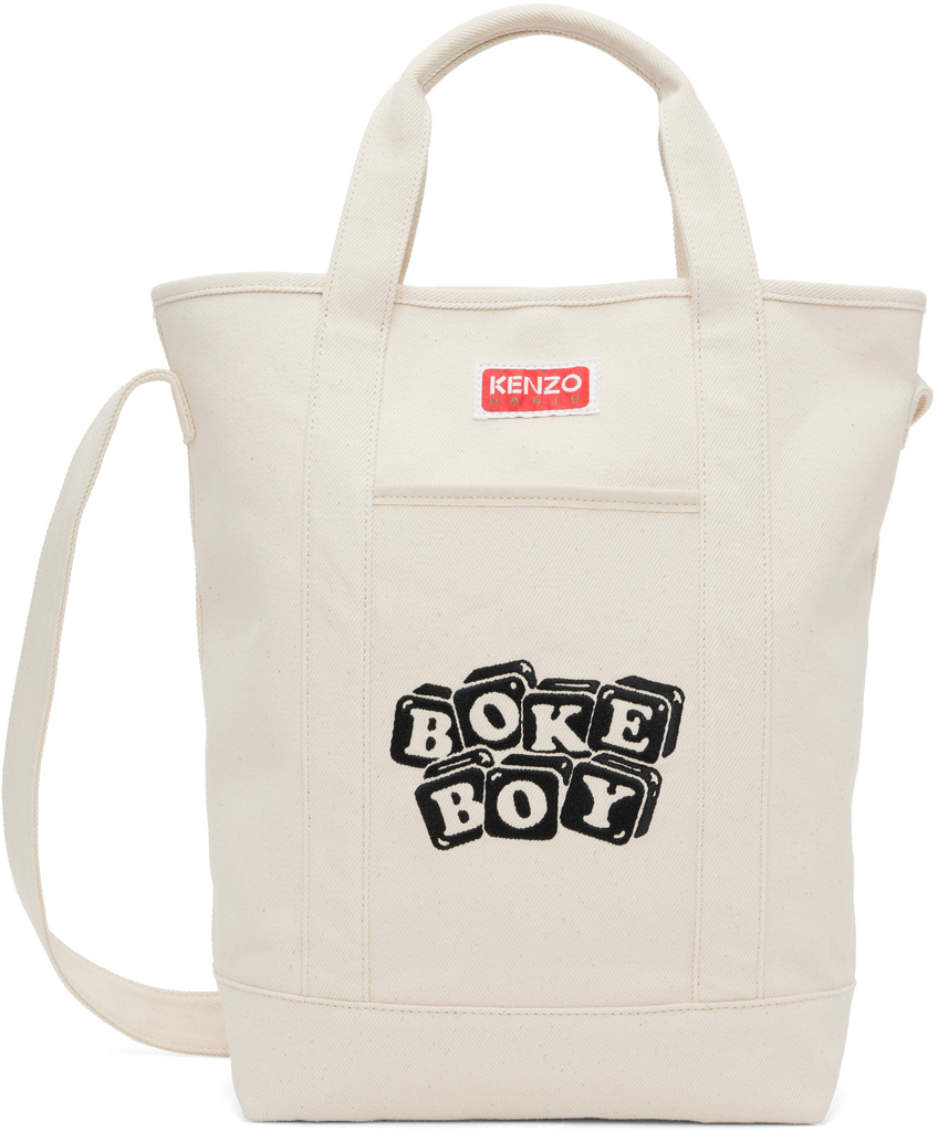 【関税込み】Kenzo BOKE Boyコレクション ベージュ トートバッグ