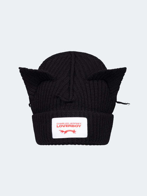 【Charles Jeffrey LOVERBOY】 特大チャンキーイヤー ビーニー Charles Jeffrey LOVERBOY】 特大チャンキーイヤー ビーニー