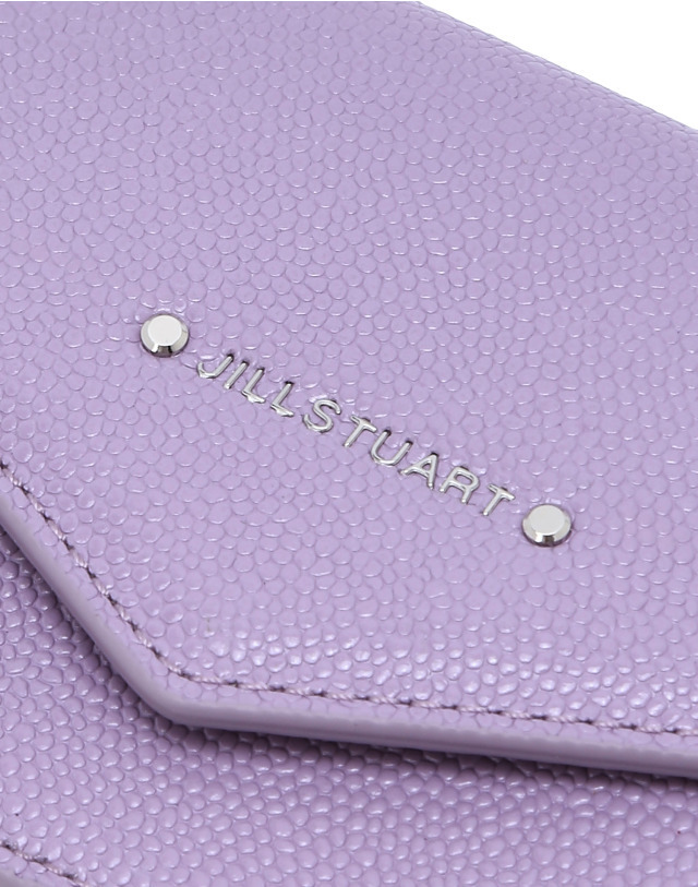 [JILLSTUART]★ZIPSTORY★LOGO POINT COWHIDE HALF WALLET JILLSTUART]☆ZIPSTORY☆LOGO POINT COWHIDE HALF WALLET 財布・小物