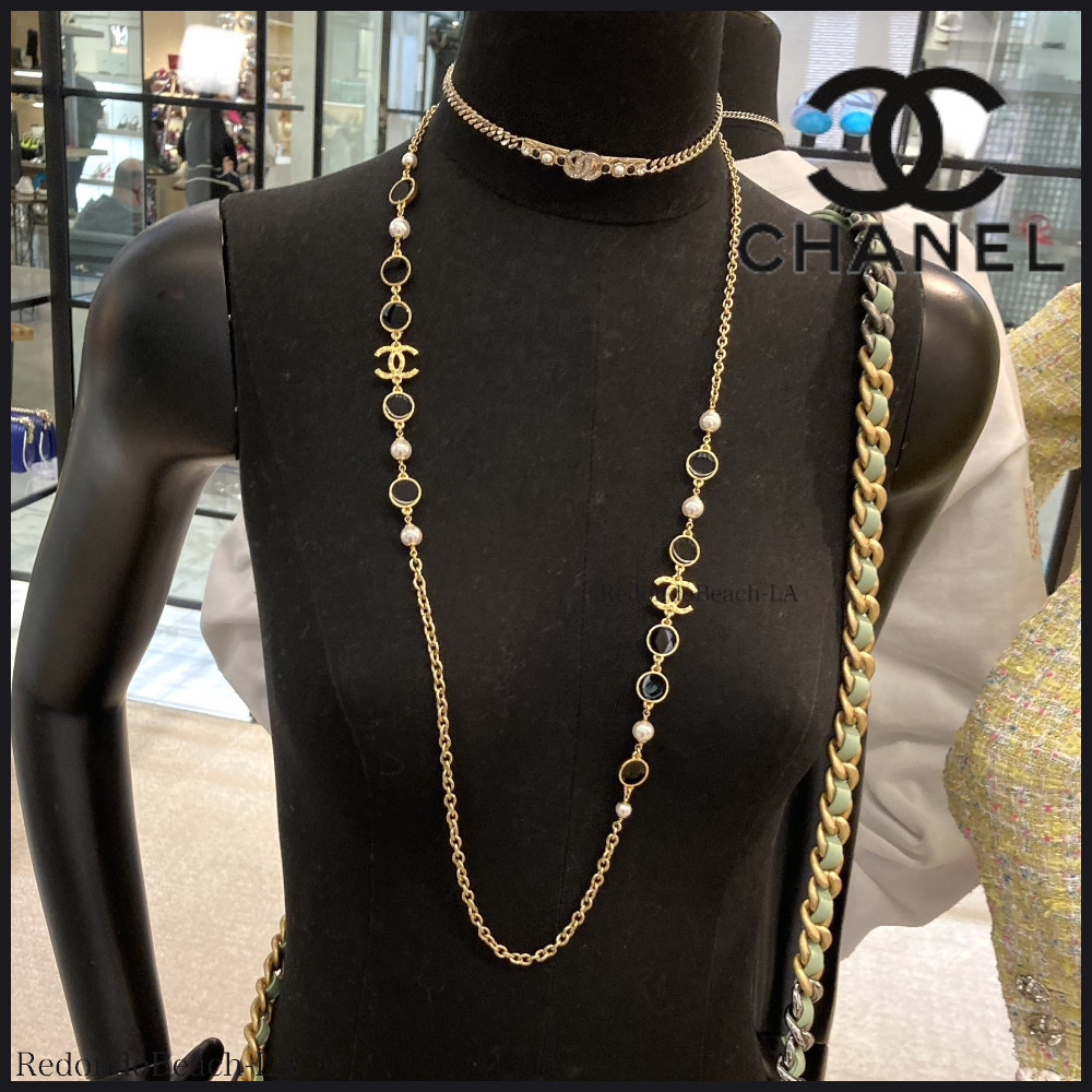 【二重にしてゴージャス感アップ】CHANEL★ネックレス★パール付