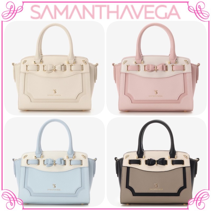 大人気!! SAMANTHAVEGA フロントリボンベルトショルダーバッグ