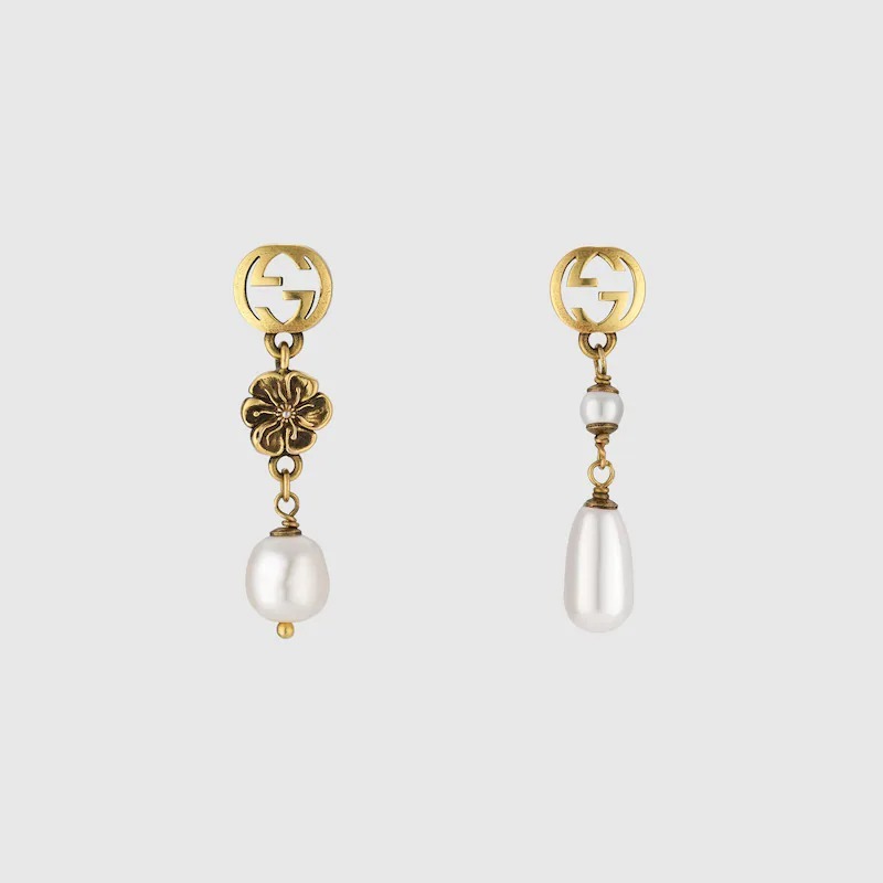 【耳元を華やかに♡】GUCCI ピアス ギフトにも♡ 耳元を華やかに♡】GUCCI ピアス ギフトにも♡