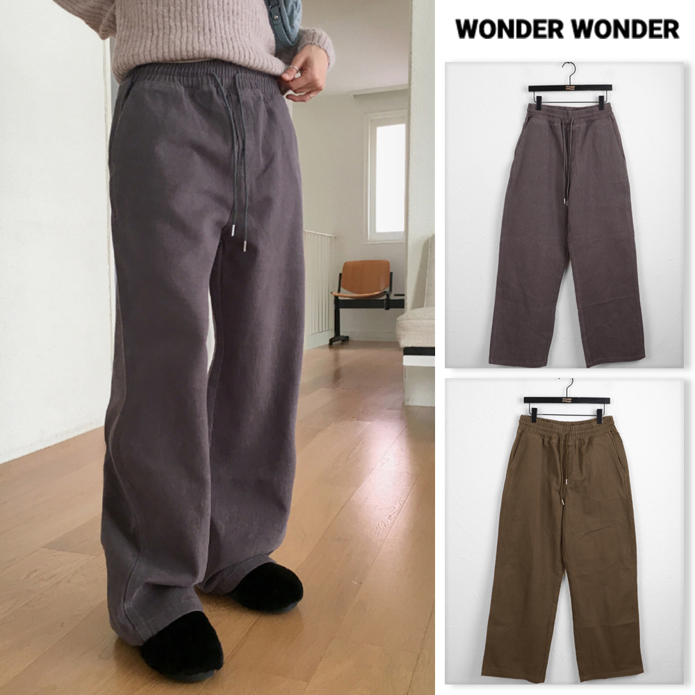 【WONDER WONDER】23FW★ [MADE] Peach Fuzz Banding L Wide Pt