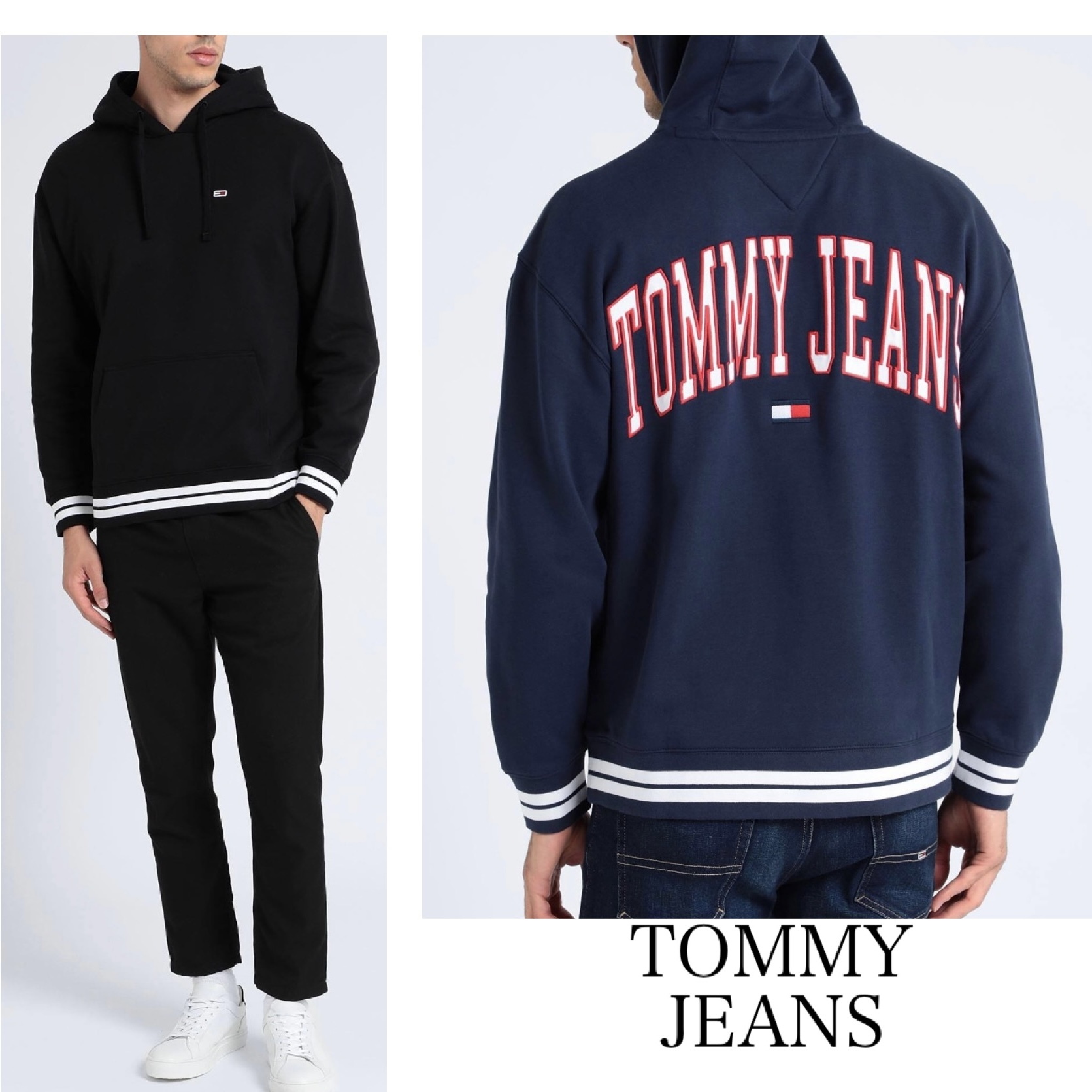 送料関税込み☆ JEANS ロゴ スウェットパーカー