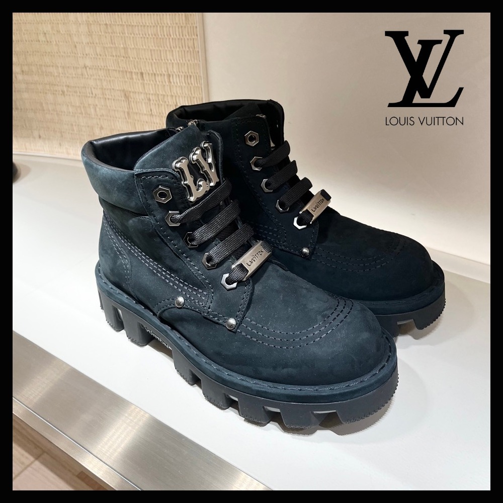 【お出かけはこれで決まり♪】Louis Vuitton★アンクルブーツ