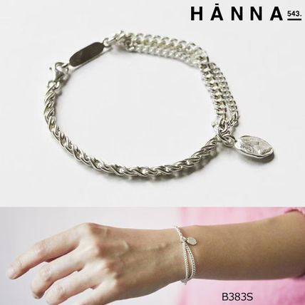 BTS*V着用★安心国内発送【HANNA543】B383S Silverブレスレット BTS V着用【HANNA543】B383S silver925 ブレスレット☆追跡付