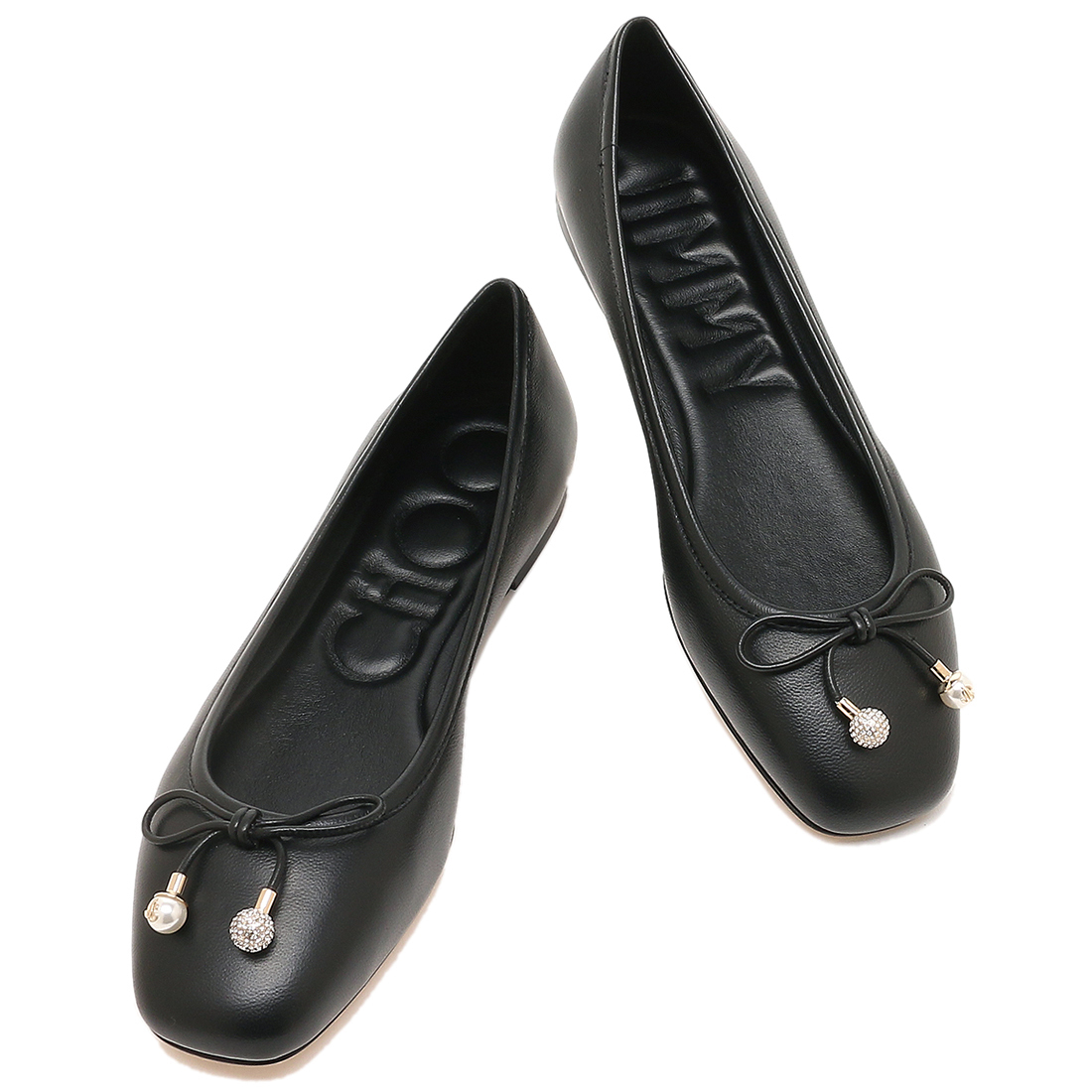 JIMMY CHOO バレエシューズ フラットシューズ ELMEFLAT NAP 靴