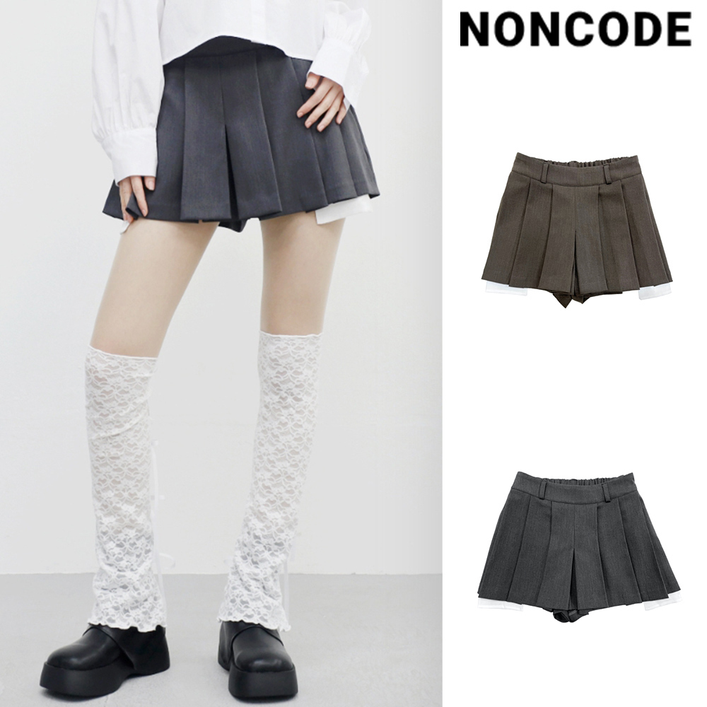 【NONCODE】Noni Pleated Shorts
