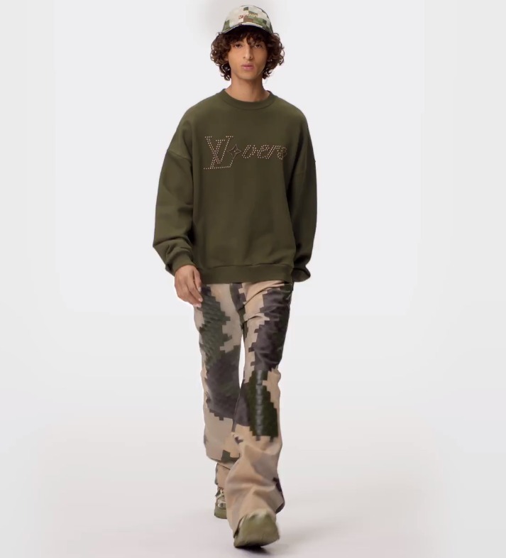 Louis Vuitton 24SS《コットンシグネチャークルーネック》直営店