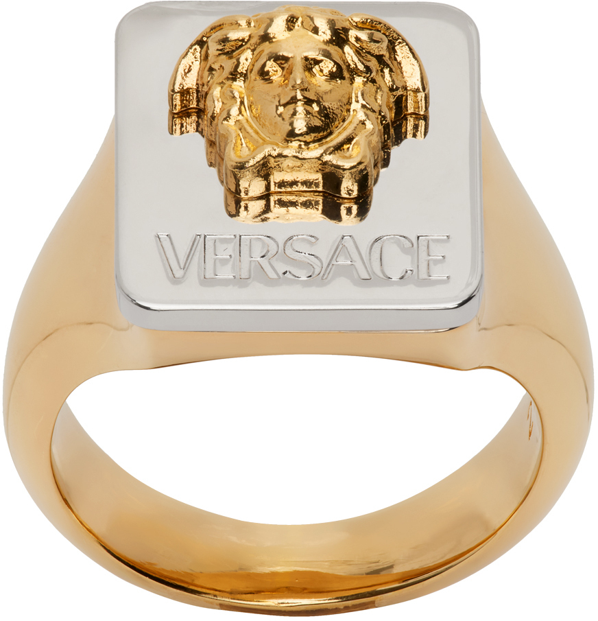 【関税込み】Versace ゴールド メドゥーサ リング