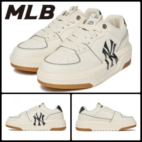 MLB 22ALL CHUNKY LINER NY Ivory 韓国 スニーカー