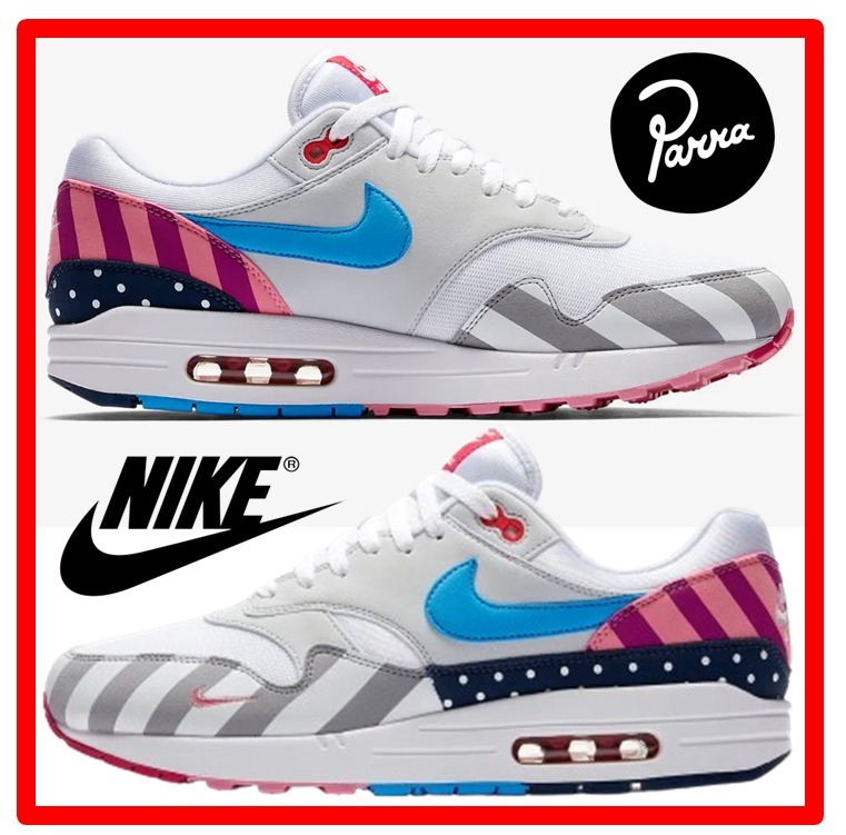 ★人気★NIKE x PARRA★AIR MAX 1 エアマックス1★24.5-30.5cm★