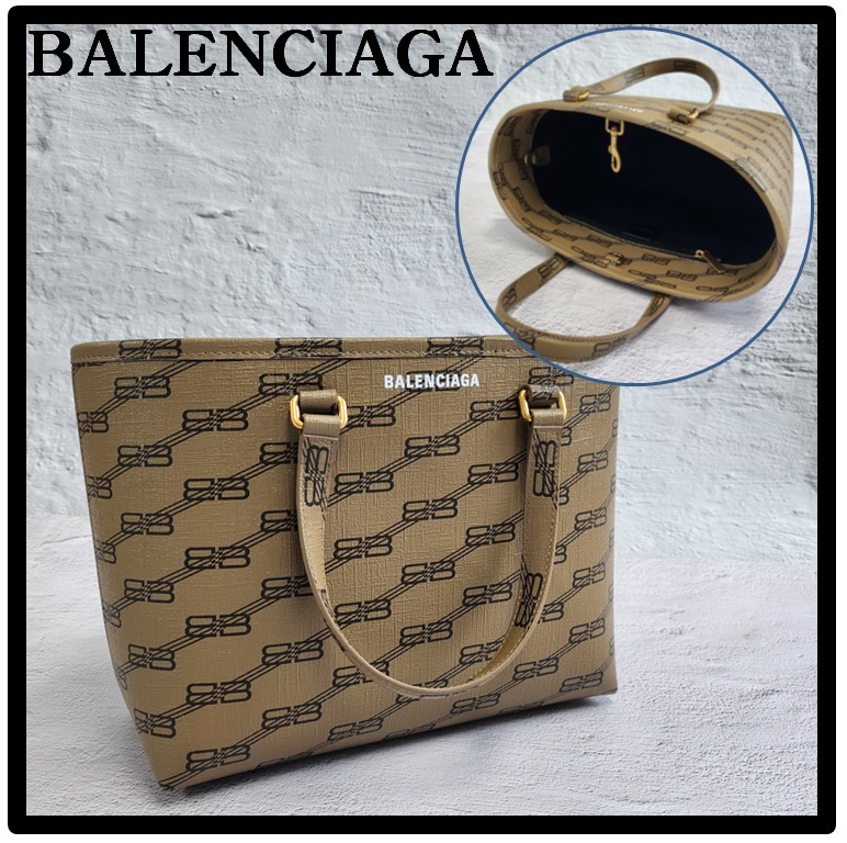 ☆関税込☆BALENCIAGA★MONOGRAM ショッパーバック★