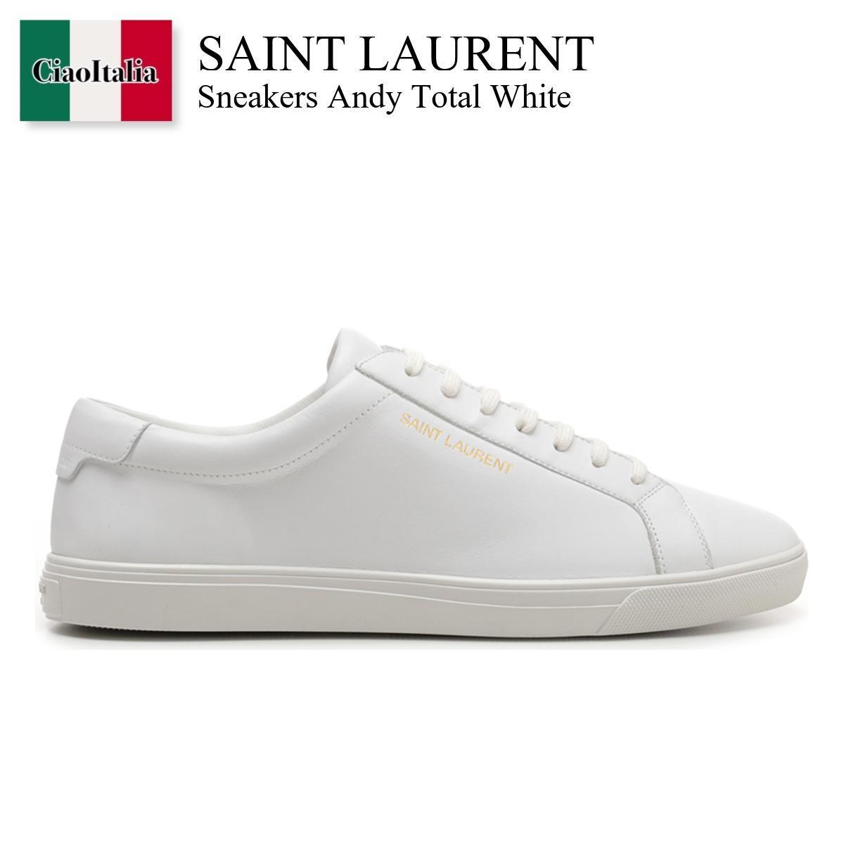 スニーカー Saint Laurent Sneakers Andy Total White