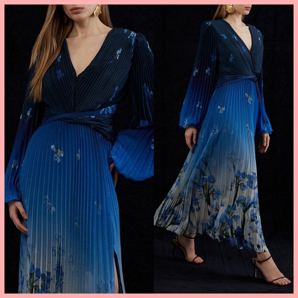 日本未入荷★Karen Millen ドレープネックマキシワンピース 日本未入荷☆Karen Millen メッシュマキシドレス (Karen Millen