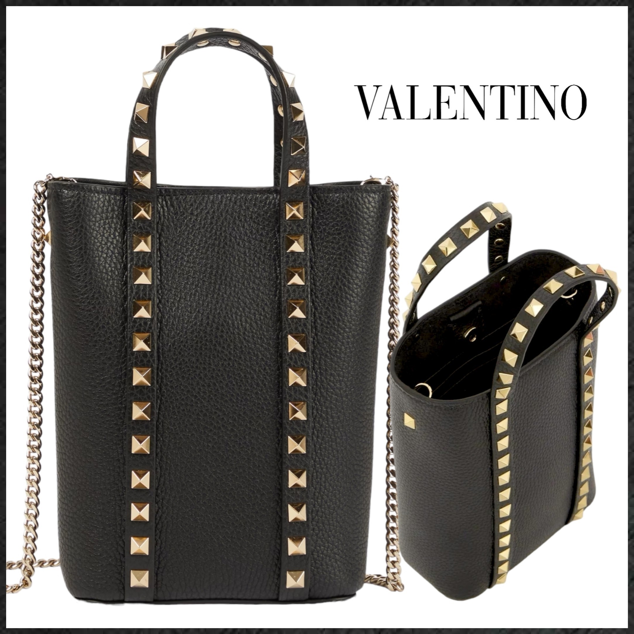 【VALENTINO】ROCKSTUD ロックスタッズ 2way クロスボディバッグ