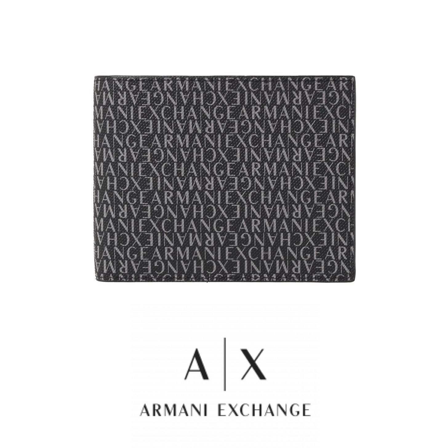 ★ ARMANI EXCHANGE ★ ロゴモノグラム 二つ折り財布