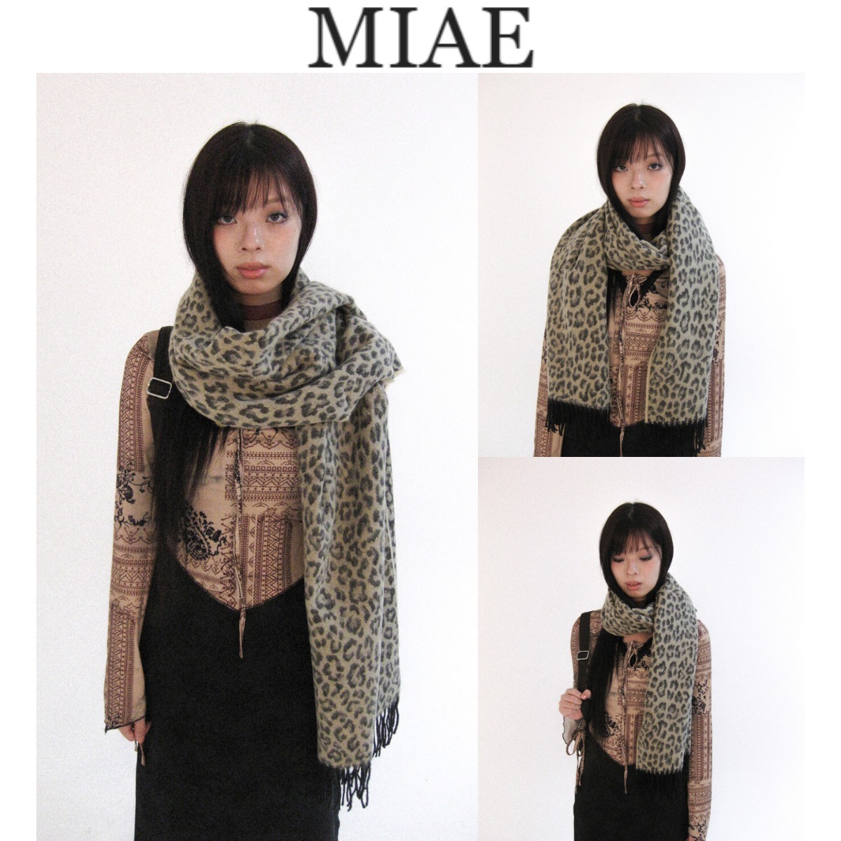 【MIAE】Leopard muffler