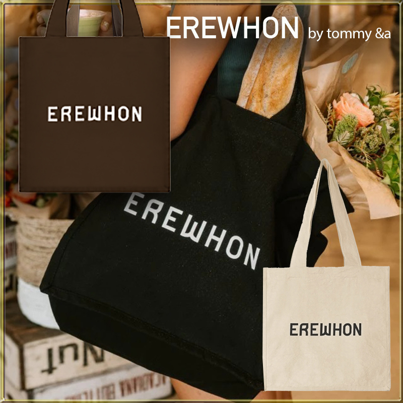 【大人気LAセレブ御用達】EREWHON コットンショッピングトート