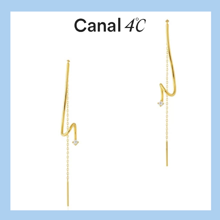 すぐ届く☆【Canal 4℃】幸運モチーフピアス