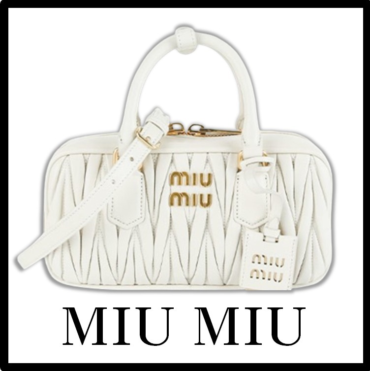 ☆関税込☆MIU MIU★アルカディ マテラッセ ショルダーバッグ★