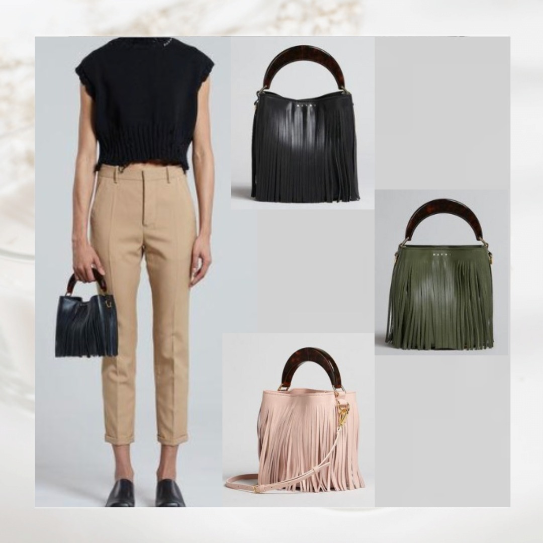 【MARNI】VENICEタッセル ハンドバッグ