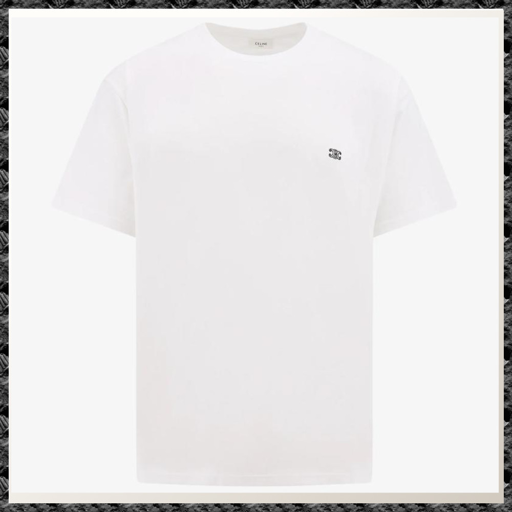 送料込◇【CELINE】トリオンフ ルーズTシャツコットンジャージー