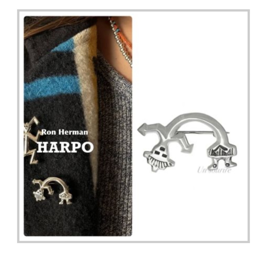 HARPO ロンハーマン取扱 Dancer Brooch BRO59 シルバーブローチ