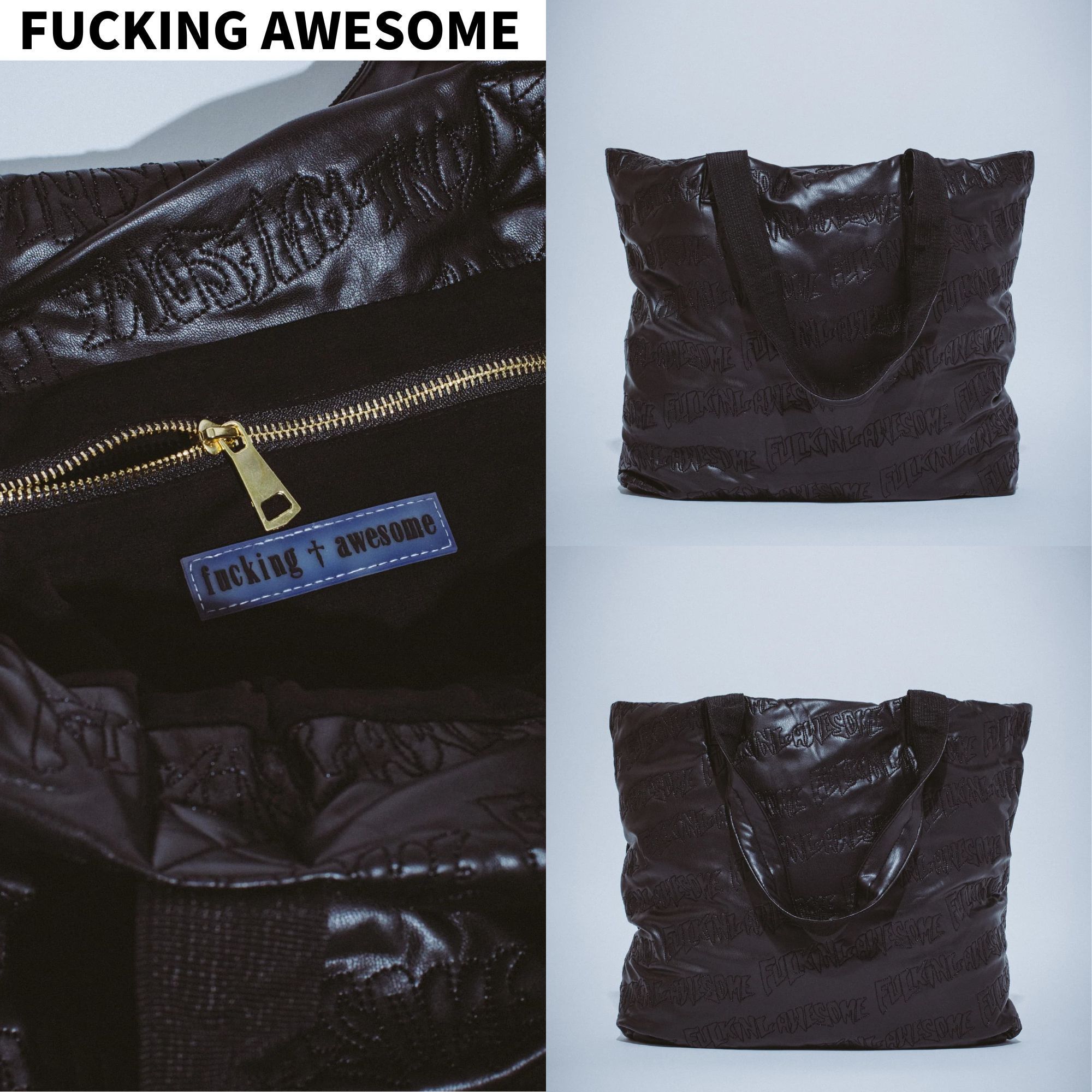 【Fucking Awesome】☆トートバッグ☆ Puffer Tote Bag