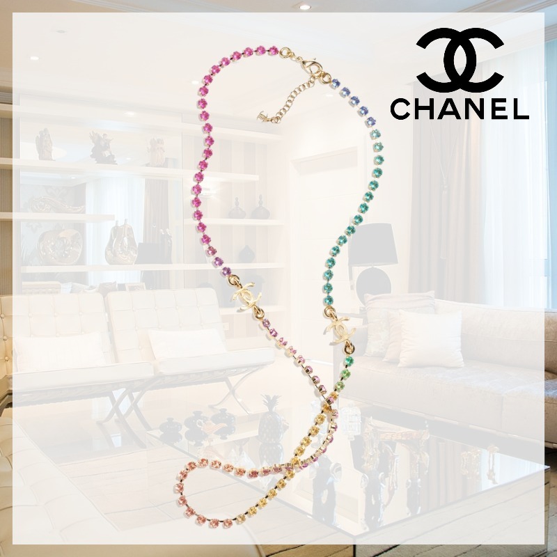 【24C☆華やかなデザインと高品質な素材】 CHANEL ネックレス