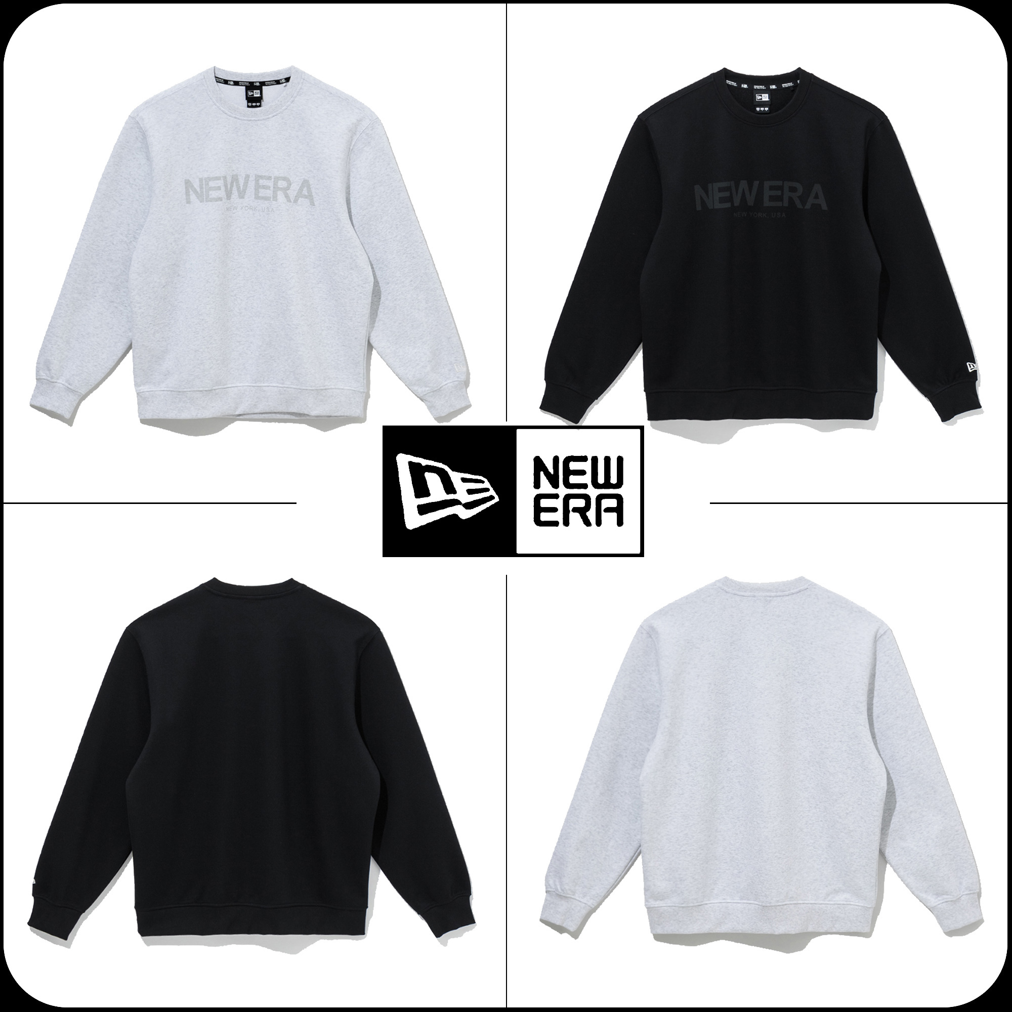 [New Era]★ESSENTIAL CREW NECK