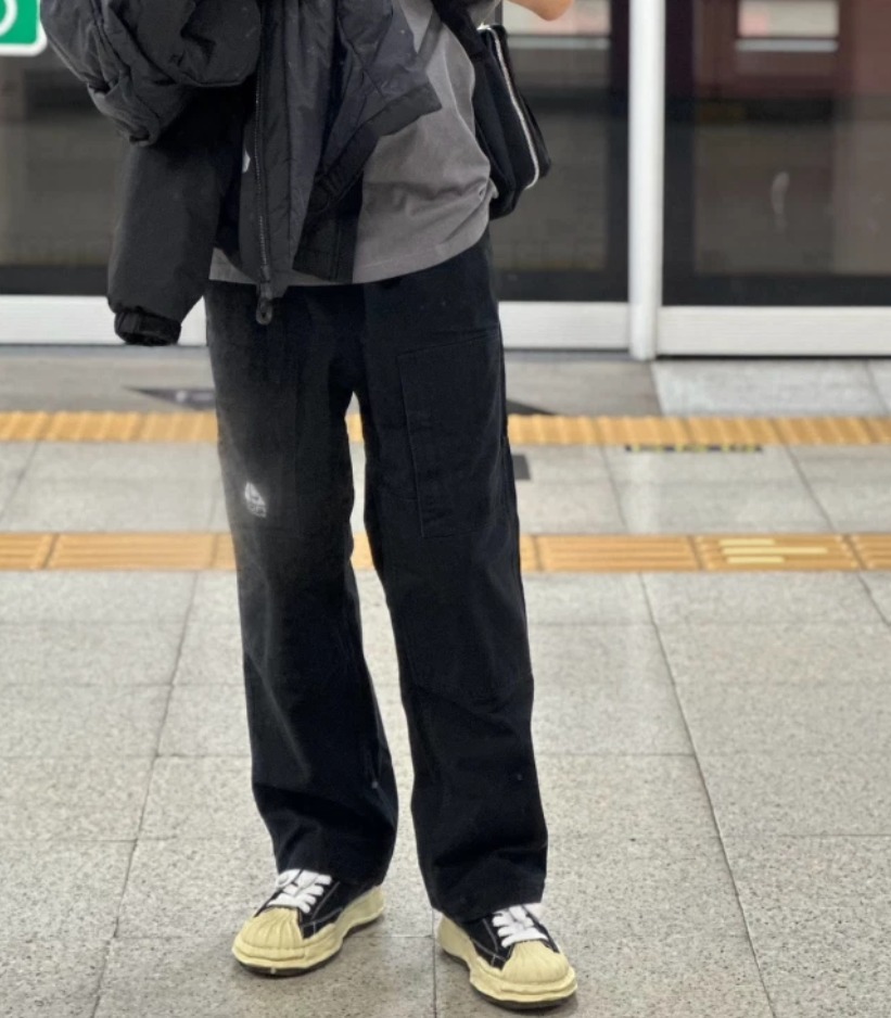 ★韓国の人気★Supreme x Nike ACG Belted Denim Pants Black★ Supreme x Nike ACG Belted Denim Pants Black - 22FW