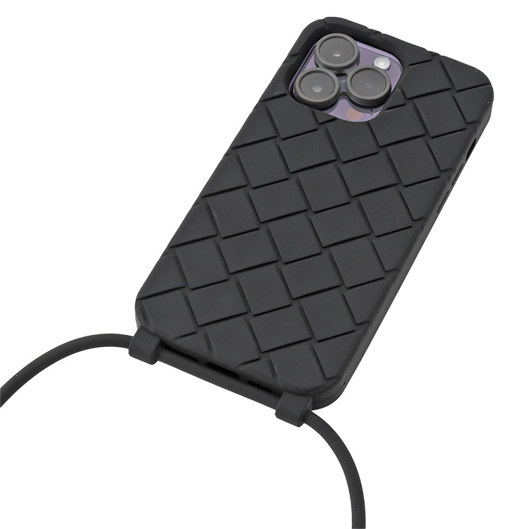 BOTTEGA VENETA ストラップ付き iPhone14 Pro Max ケース 733834 BOTTEGA VENETA ストラップ iPhone 14 Pro Max case 733834-1000