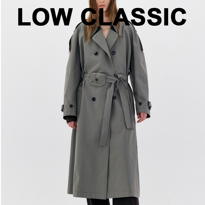 LOW CLASSIC ロウ クラシック ベルト バッグ トレンチ コート