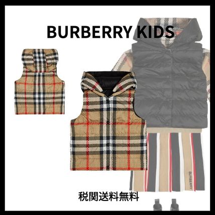 Burberry More Kids Girl Outerwear Unisex Street Style Chain Kids Girl Outerwear