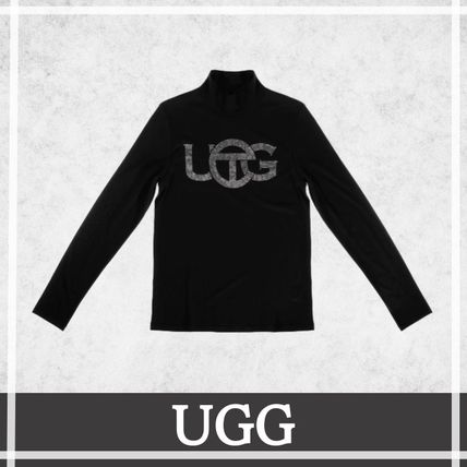 UGG Australia T-Shirts Unisex Street Style Collaboration Long Sleeves Plain Cotton