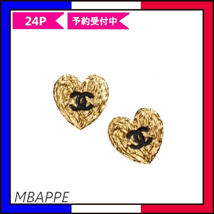 《24P》キュートなハートのかたち♪【CHANEL】シャネル ピアス