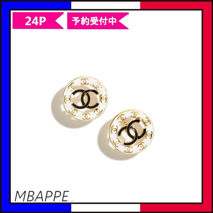 《24P》ロゴがかわいい♪【CHANEL】シャネル ピアス