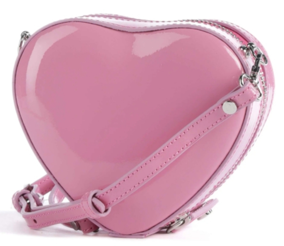 SALE☆Orb【送込 Vivienne Westwood】ハート型CB小Bag☆桃紫輝革