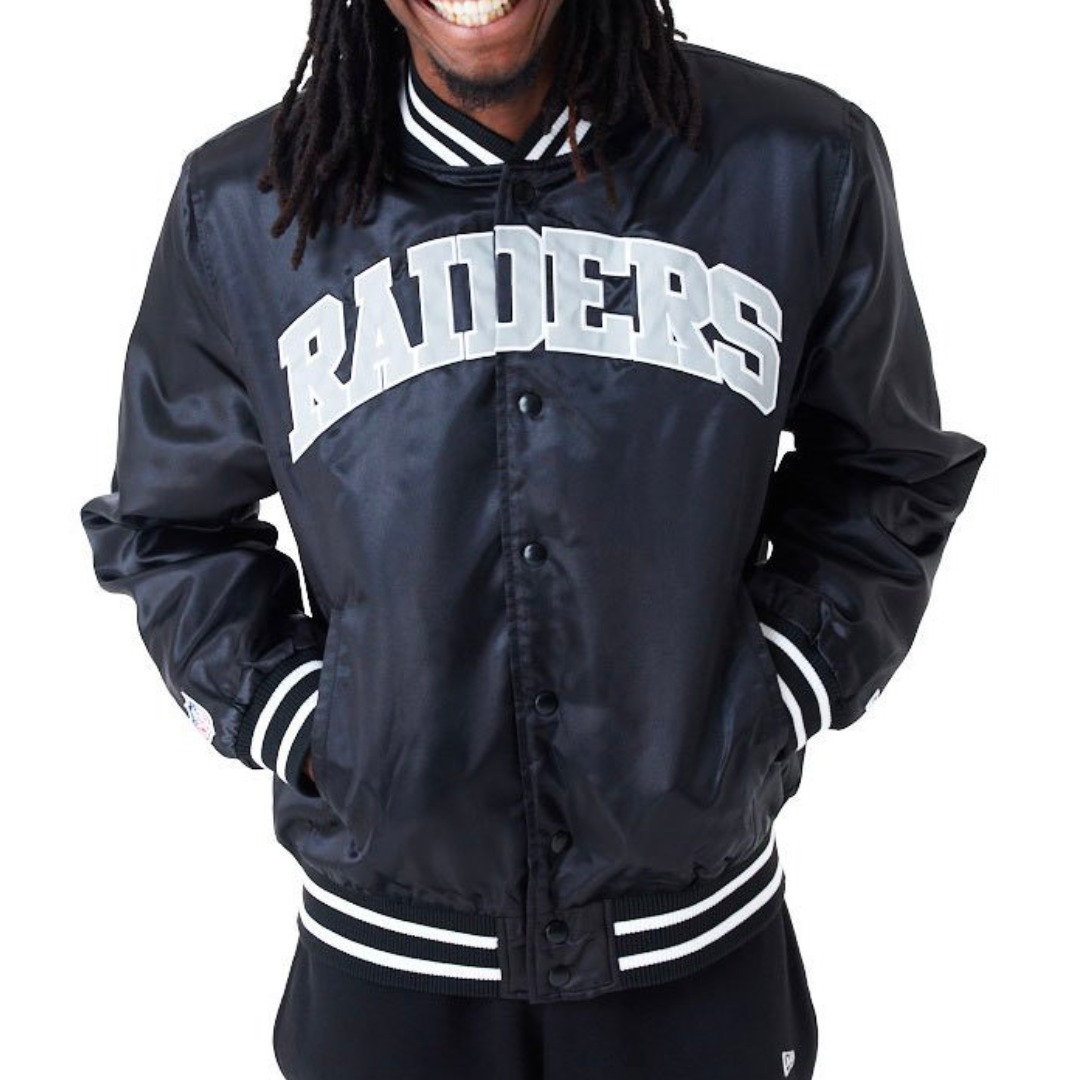 US限定】NEW ERA NFL Las Vegas Raiders Bomber Jacket