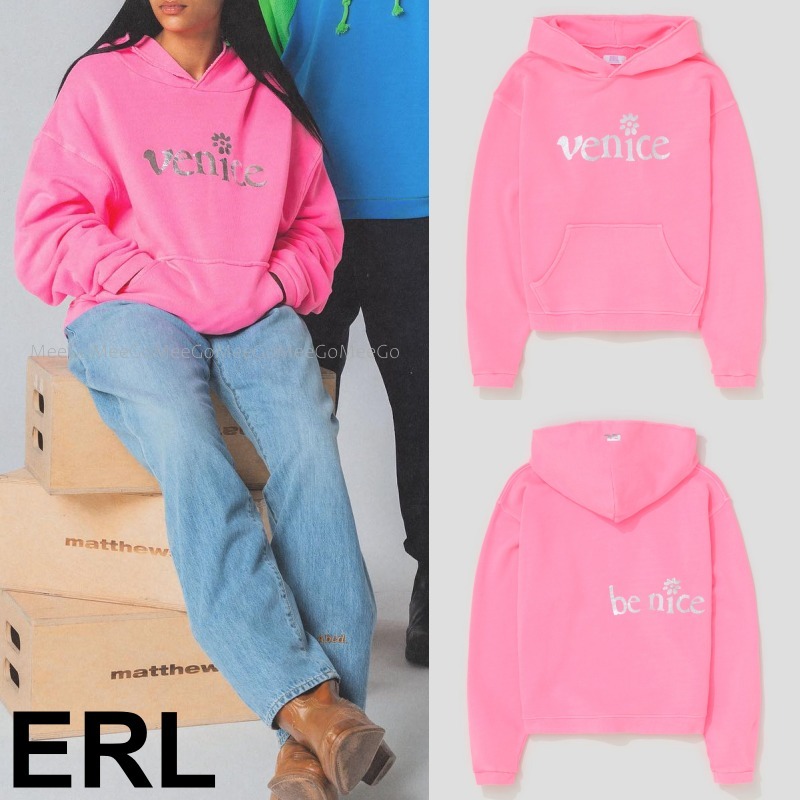 【ユニセックス】ERL/VENICE ロゴフーディ
