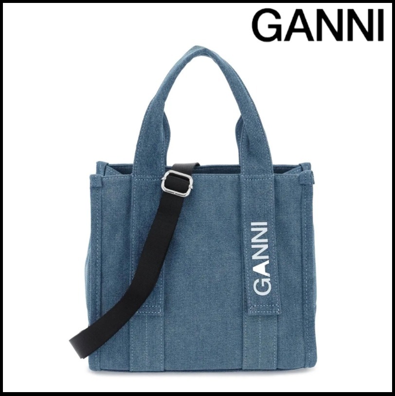 デニムトートバッグ GANNI