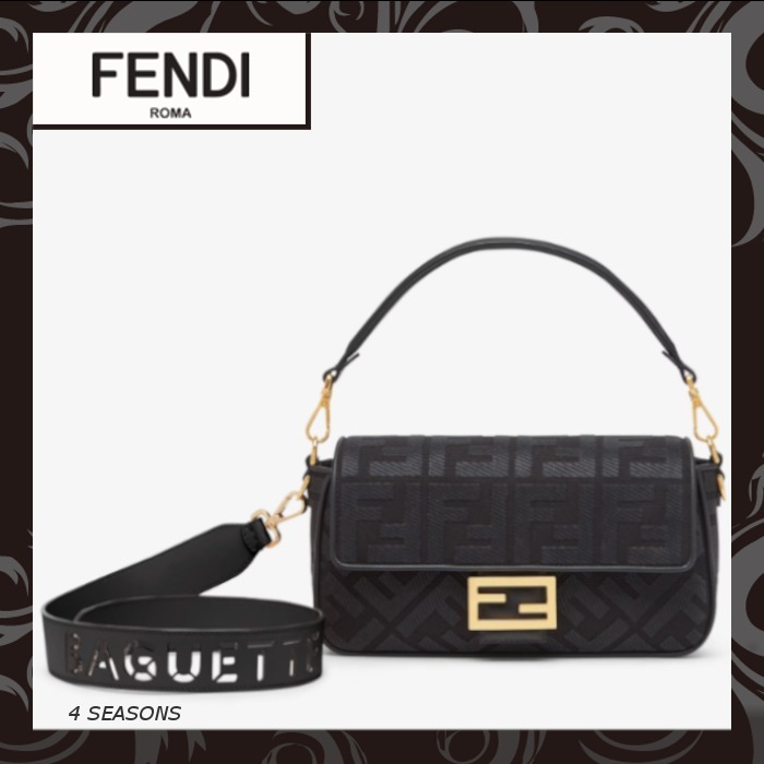 VIP価格★FENDI バゲット FFキャンバス バッグ★NewArrival