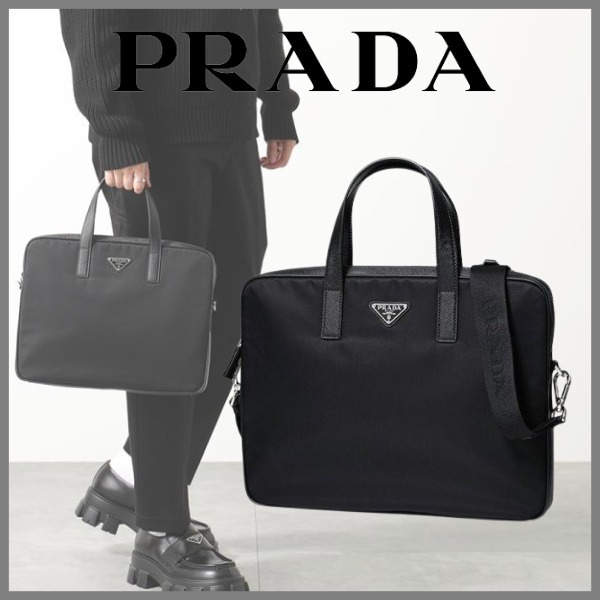 在庫1点☆すぐ届く PRADA ブリーフケース