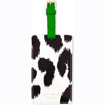 kate spade new york(ケイトスペード) ラゲッジタグ 即納Kate spadeNY　Modan Leopard Langage TAG 235053