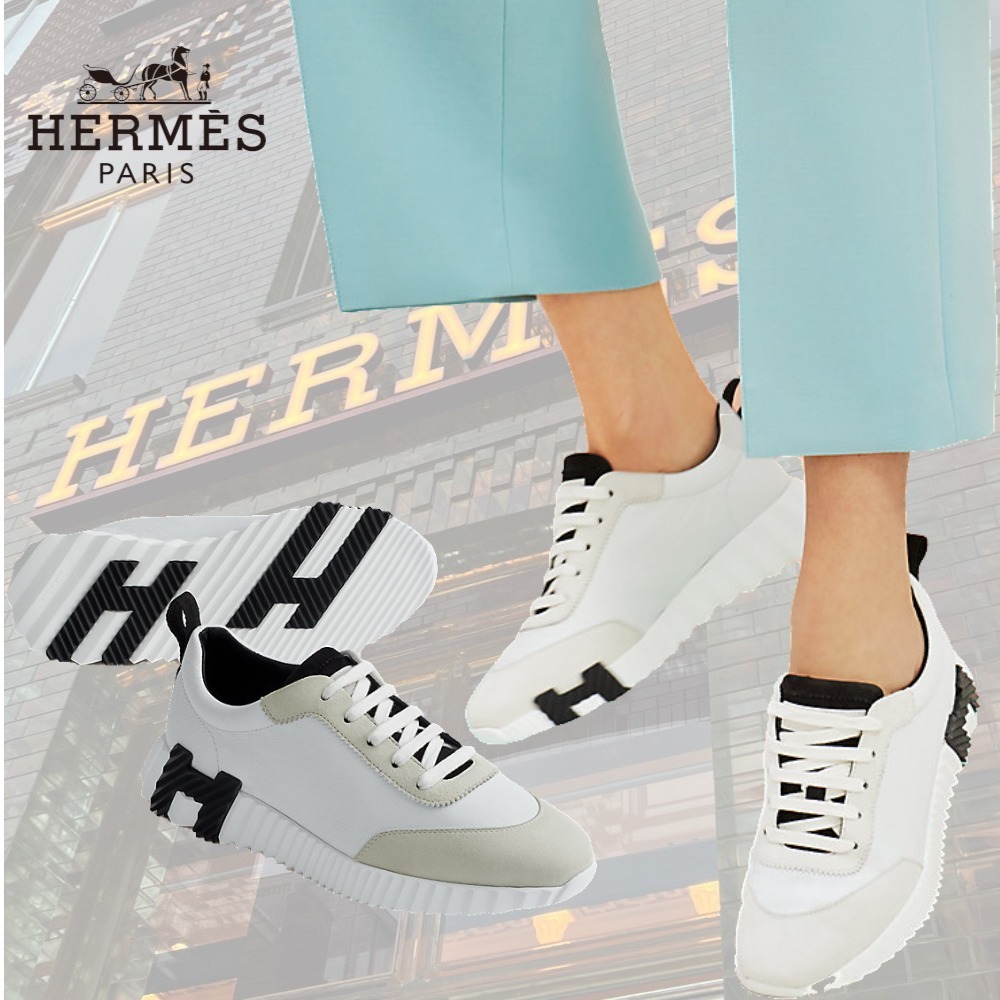 【モノトーンがステキ♪】HERMES ≪Bouncing≫スニーカー
