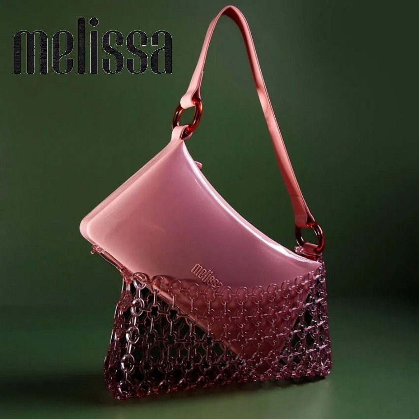 Melissa 追跡付/送料込 雨のお洒落 ざっと洗えるおしゃれバック
