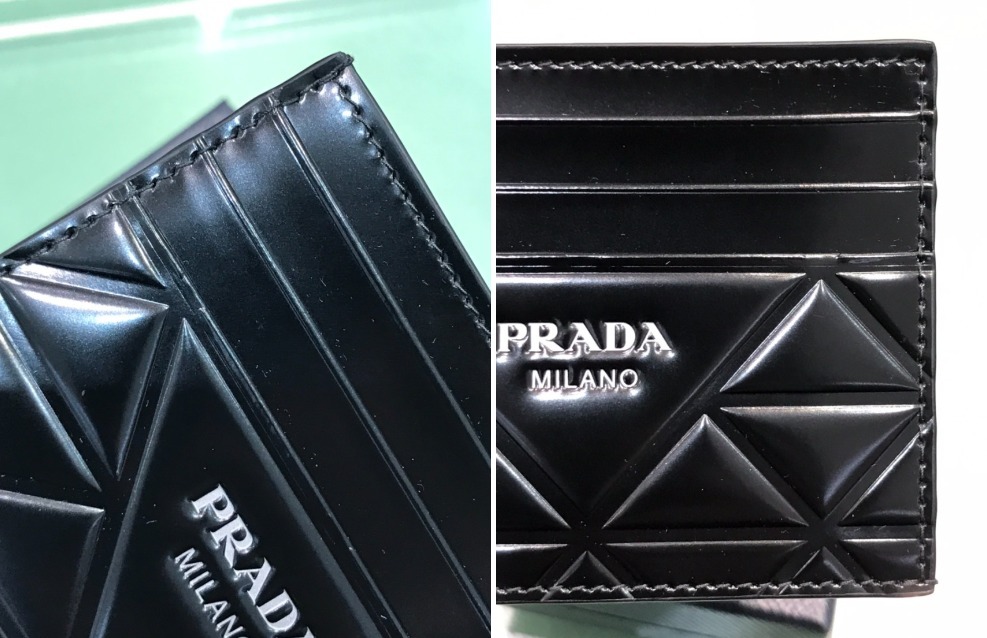 ☆関税込☆PRADA★ブラッシュド レザー カードケース★ ☆関税込☆PRADA☆ブラッシュド レザー カードケース☆ 財布・小物