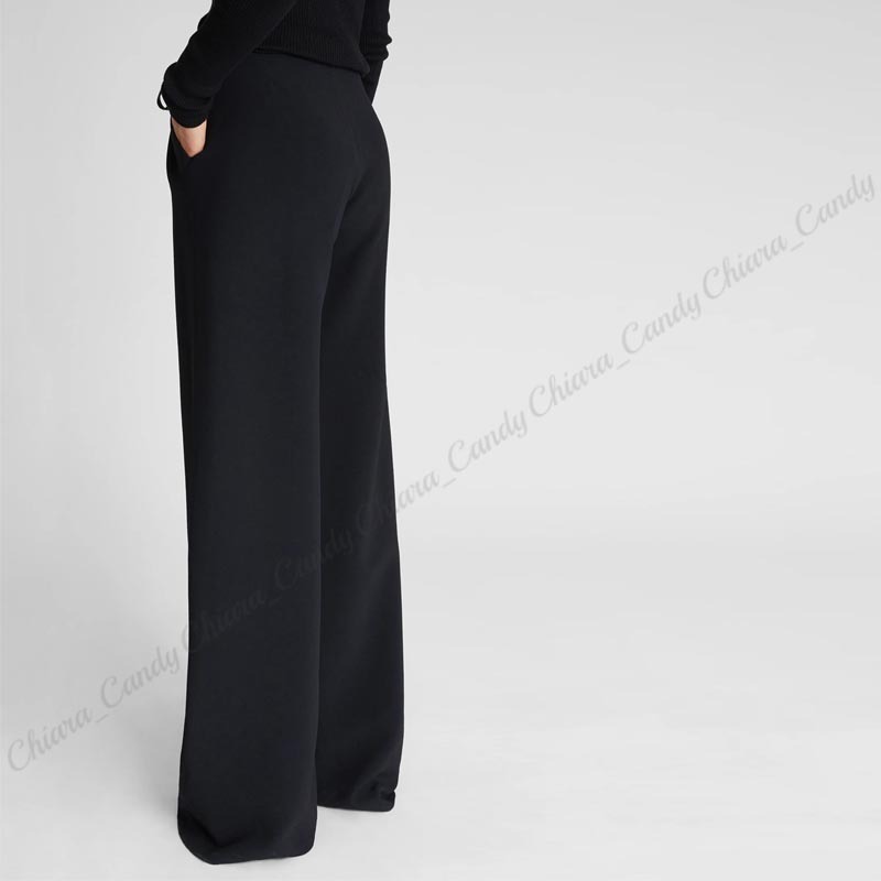 【24Cruise NEW】ERMANNO SCERVINO / リネン パンツ / Black 24Cruise NEW】ERMANNO SCERVINO / リネン パンツ / Black