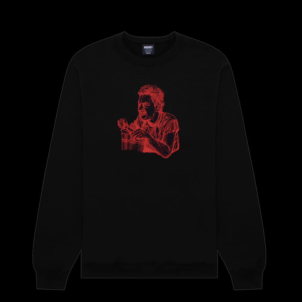 【HOCKEY】 BUCKET BOY CREWNECK BLACK